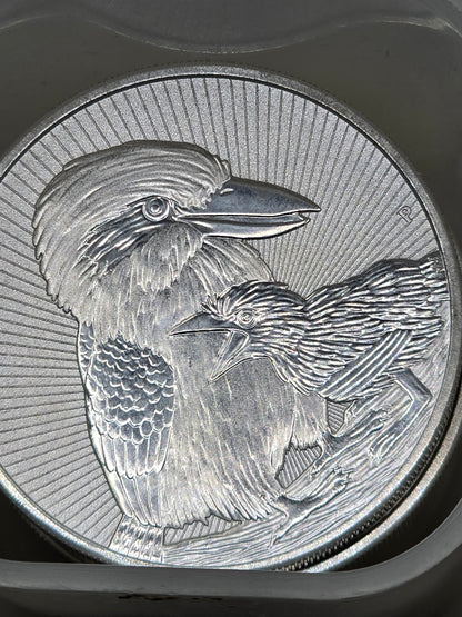 2oz 2020 Mother Baby silver Kookaburra