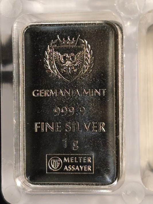 1g Germania silver bar