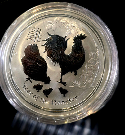 1oz 2017 lunar silver Rooster
