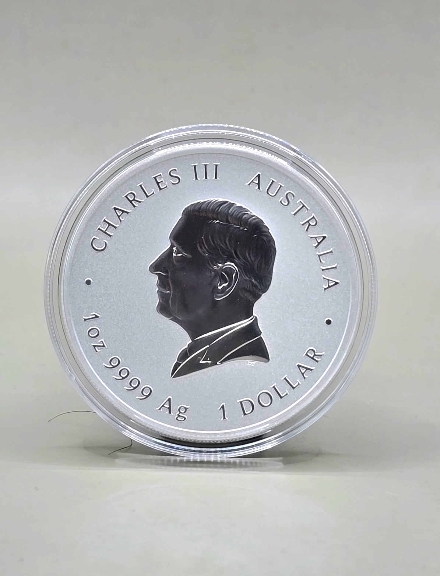 1oz 2015 silver Snake with Dragon privy