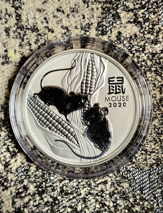 2oz 2020 Silver Mouse