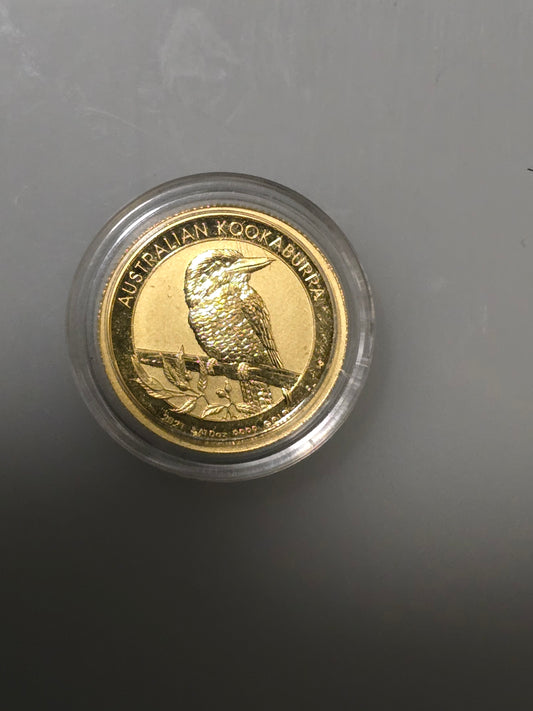 1/10oz 2021 gold Kookaburra coin