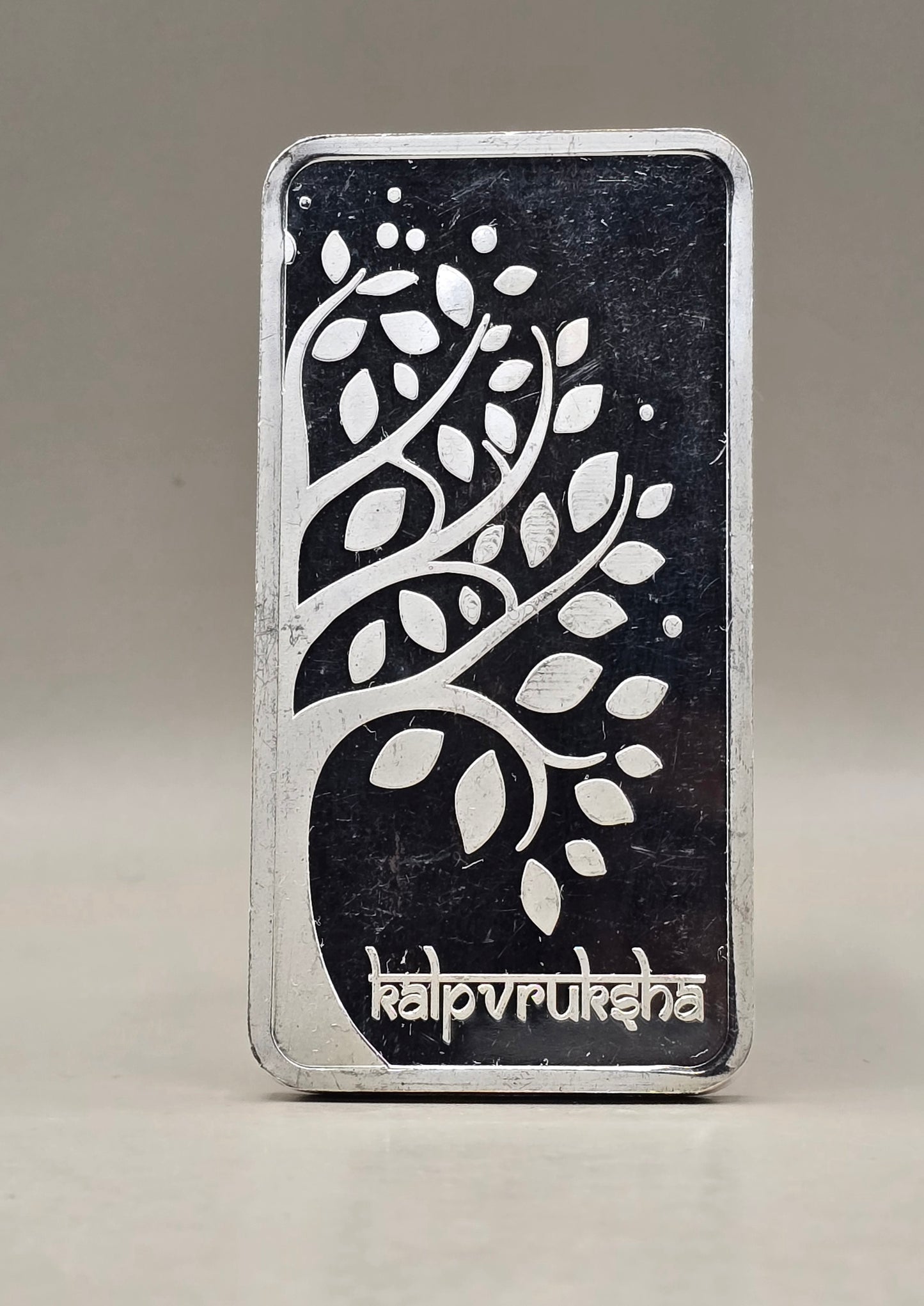 250g Aspect silver bar Tree of life scratches