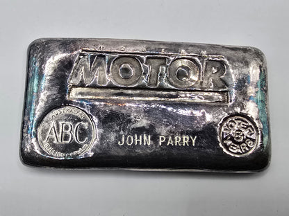 Vintage ABC MOTOR magazine silver bar 250g