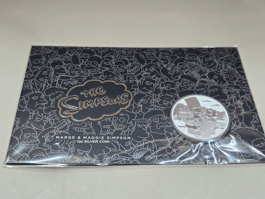 1oz 2021 the Simpson Marge & Maggie silver