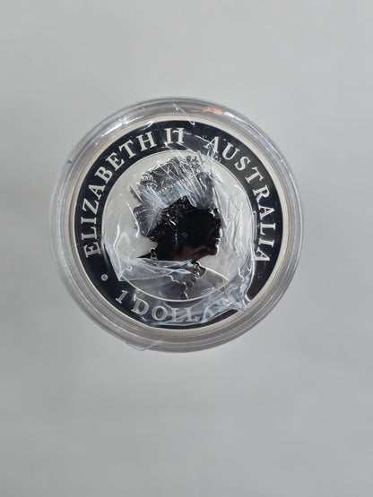 1oz 2021 Golden Eagle nugget silver coin (edge toning)