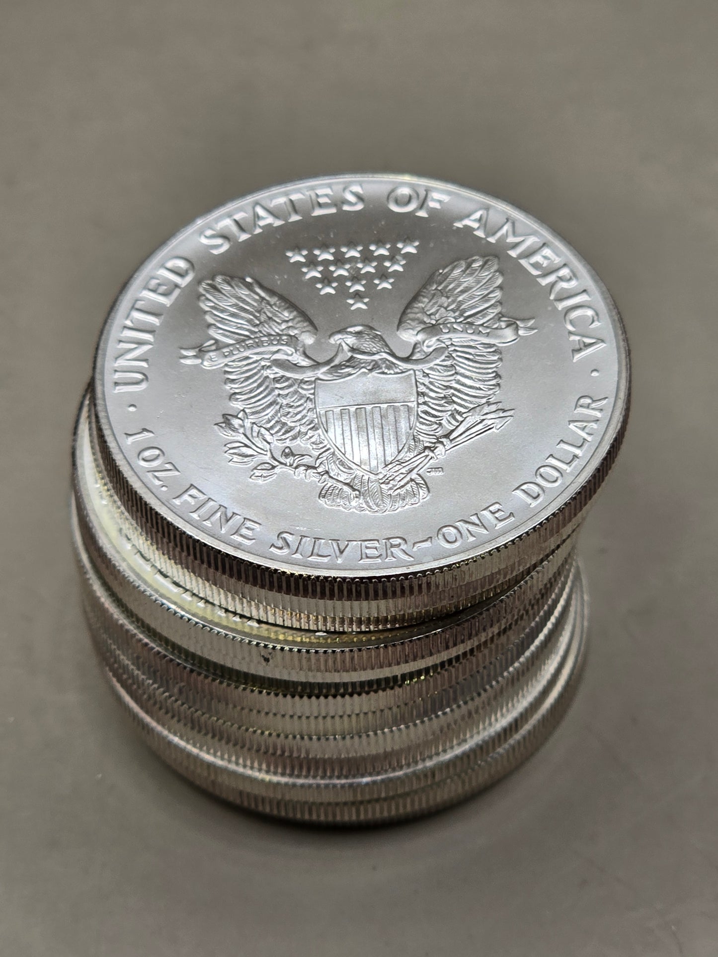 1oz American Silver Eagle random (milked, toned, low premium)
