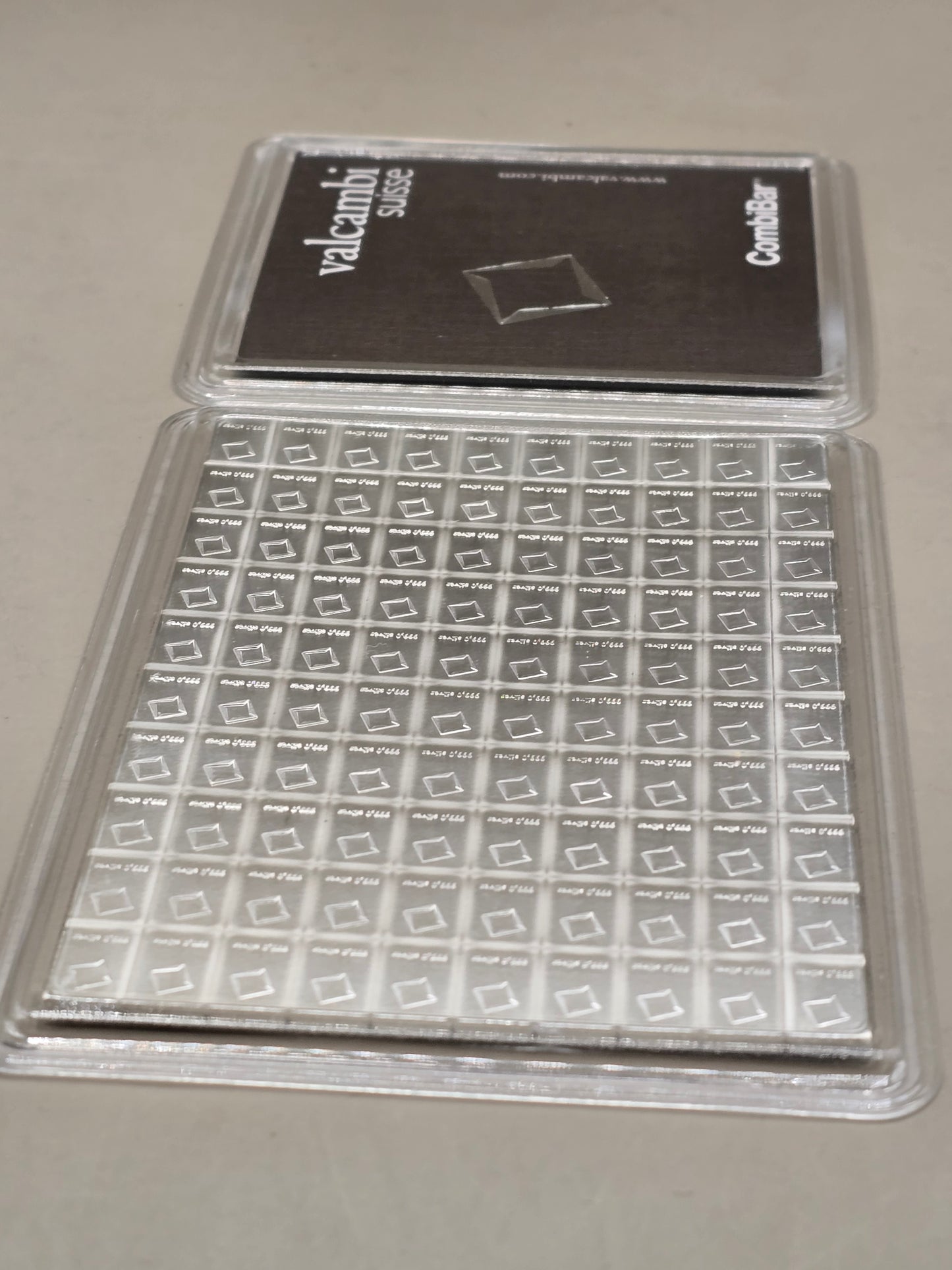100x1g silver Valcambi bars