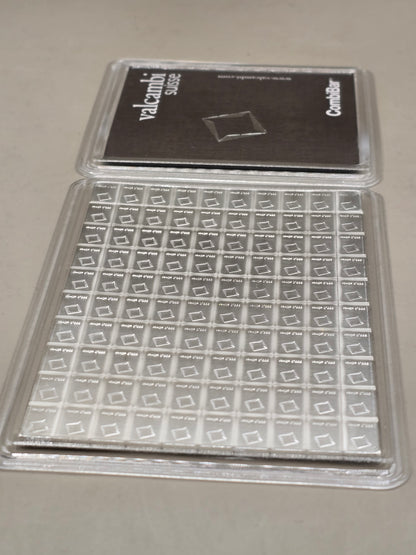 100x1g silver Valcambi bars