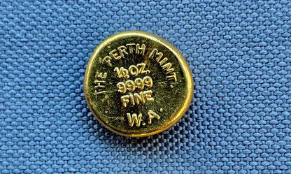 1/2oz Perth Mint gold bar