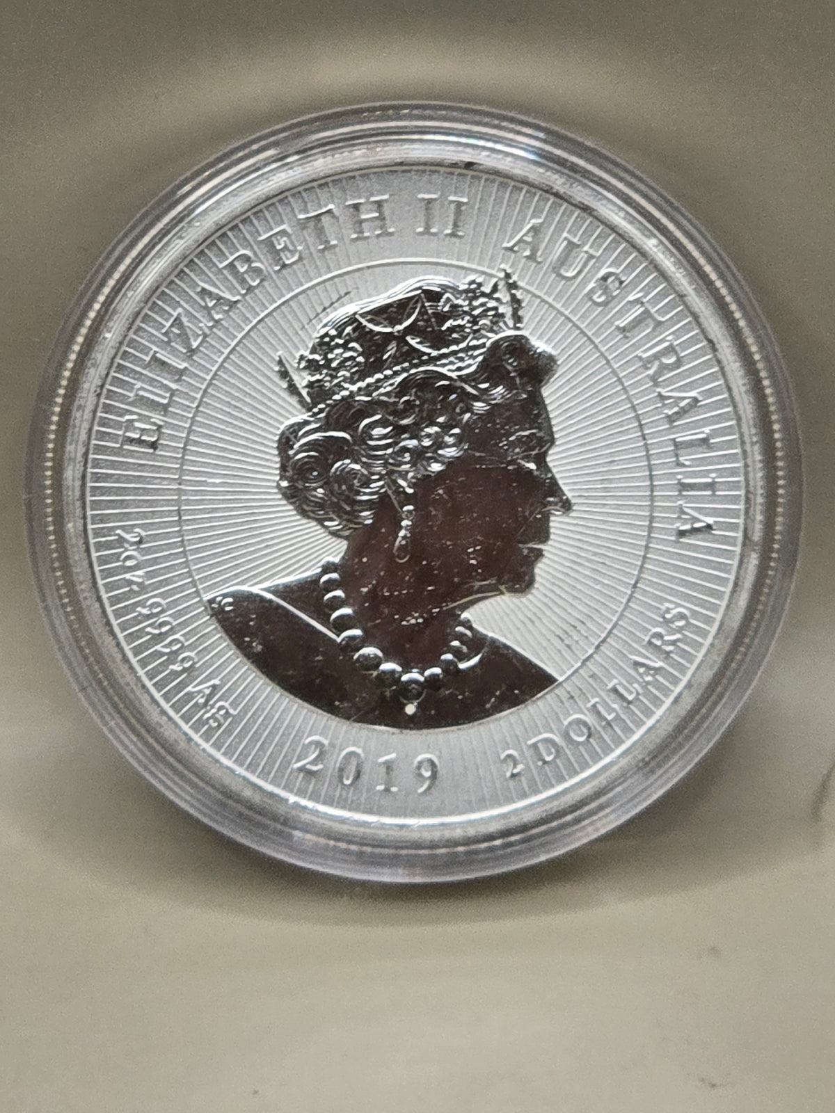 2oz 2019 Mother Baby Silver Crocodile