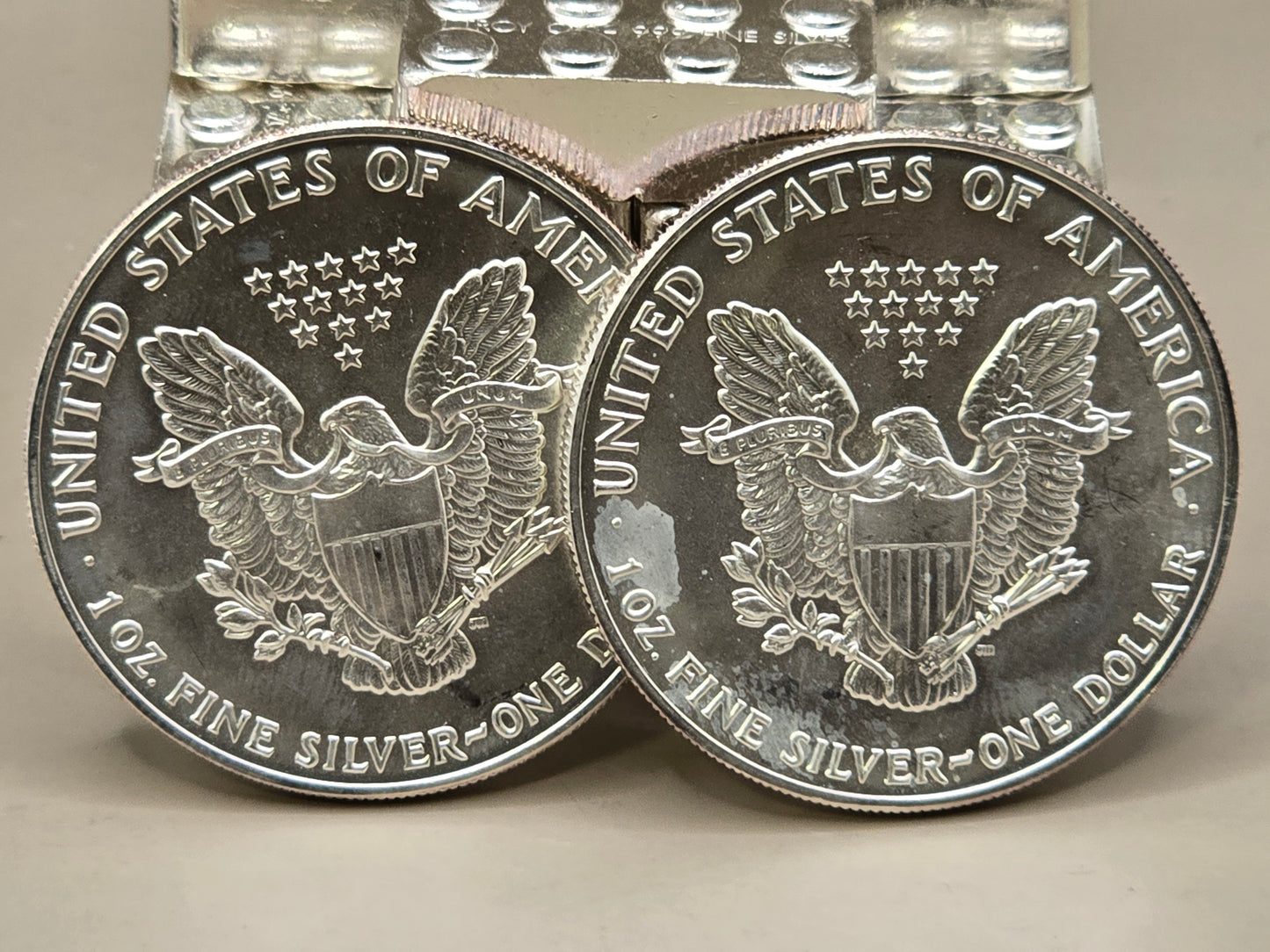 1oz American Silver Eagle random (milked, toned, low premium)