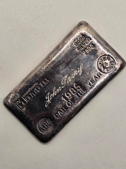 1985 Vintage Motor ABC silver bar (40 yrs old)