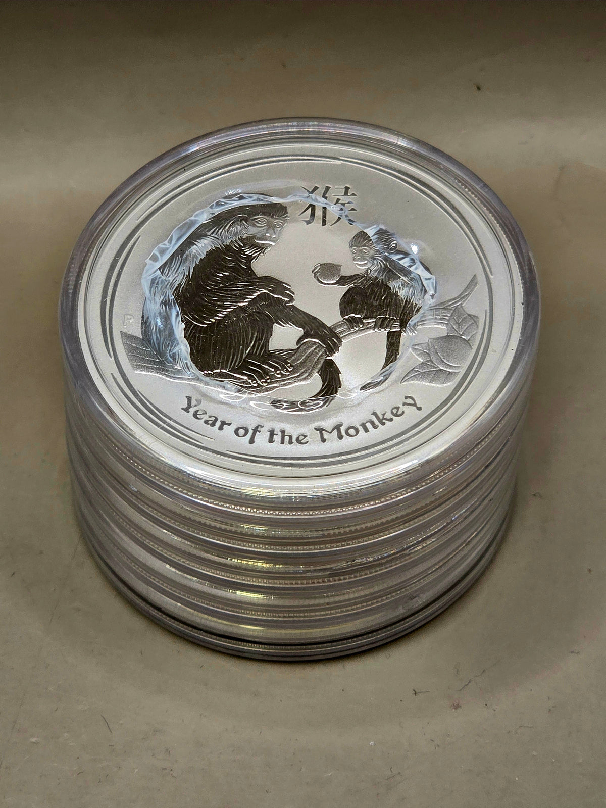 2oz 2016 silver Lunar Monkey Perth Mint series 2