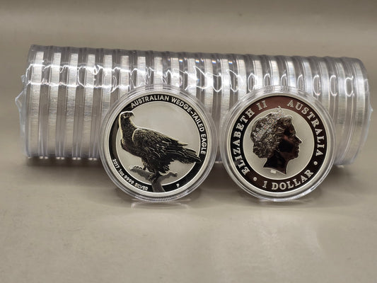 Roll of 20x1oz 2017 silver Wedge-tailed Eagles