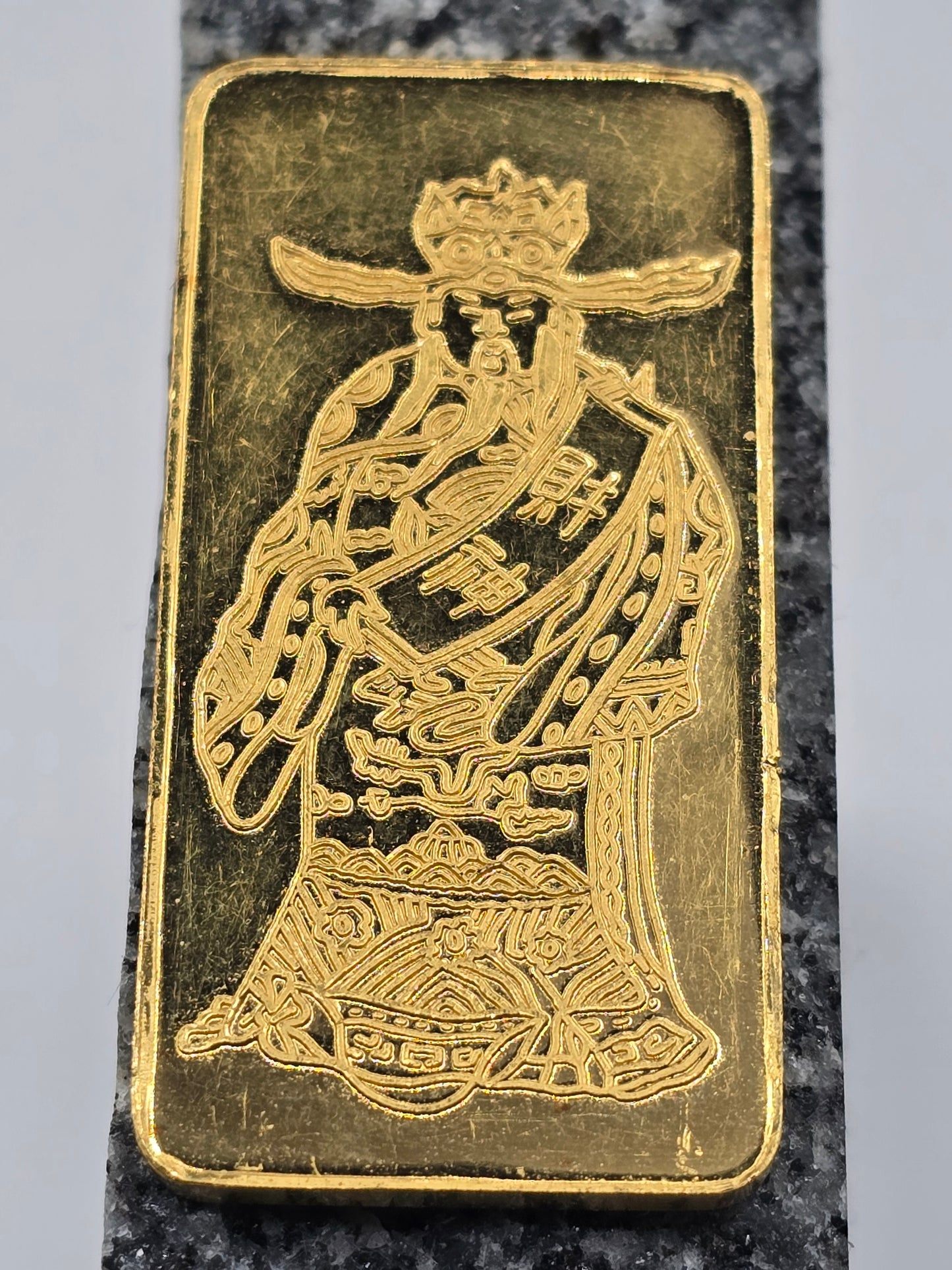 1/2 tael (18.75g) Engelhard Australia gold bar (bank deposit only)