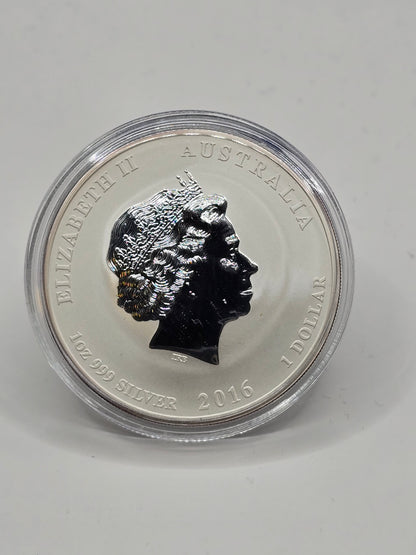 1oz 2016 Lunar Series 2 Monkey silver coin