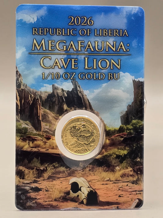 1/10oz Germania Cave Lion gold