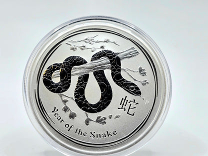 2oz 2013 Series 2 Lunar Snake silver coin