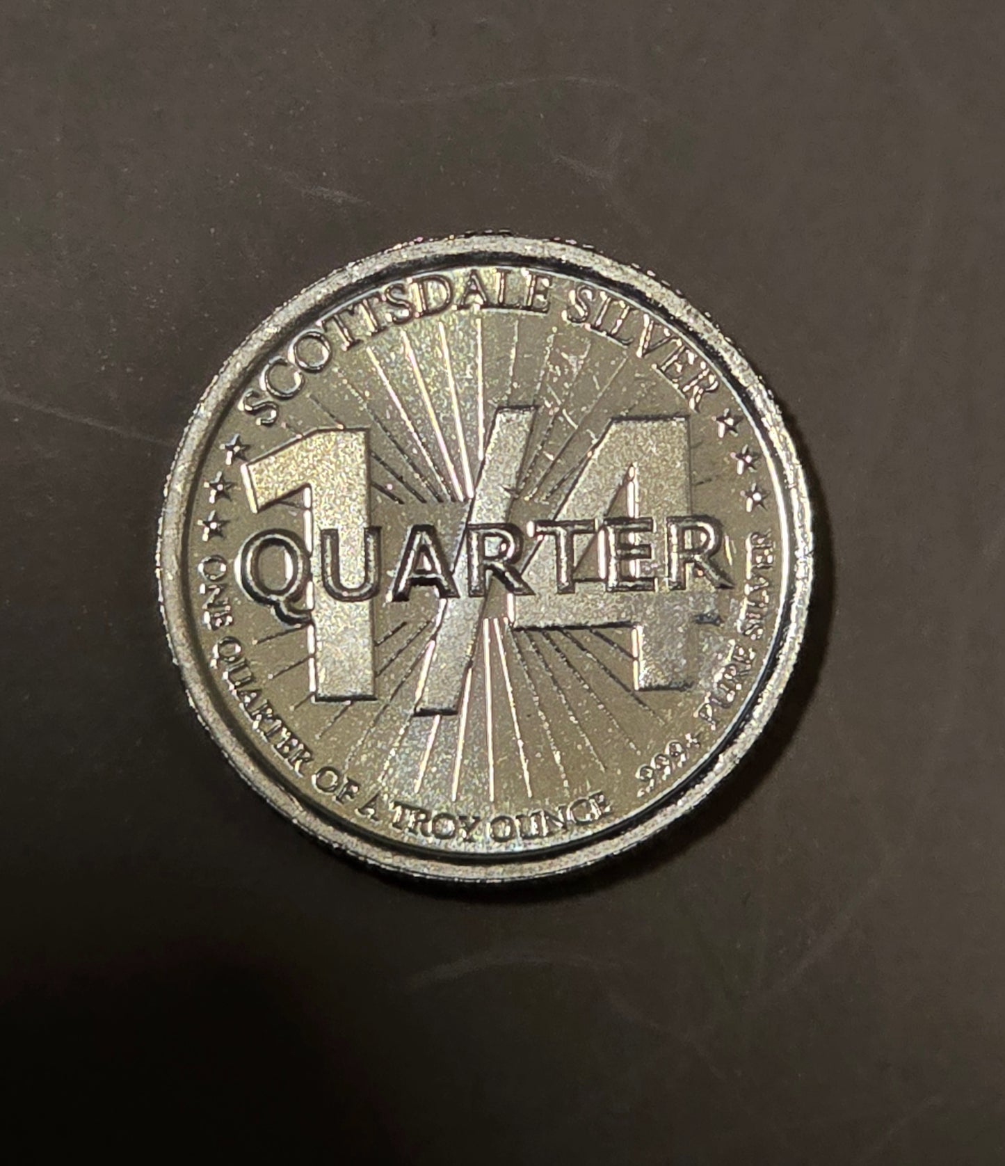 1/4oz Scottsdale silver round