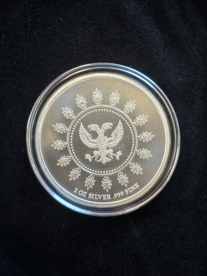 2oz John Wick Adjudicator silver round