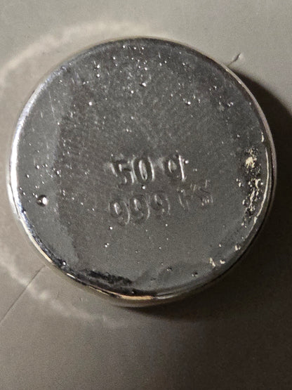 50g Bunker Bullion silver