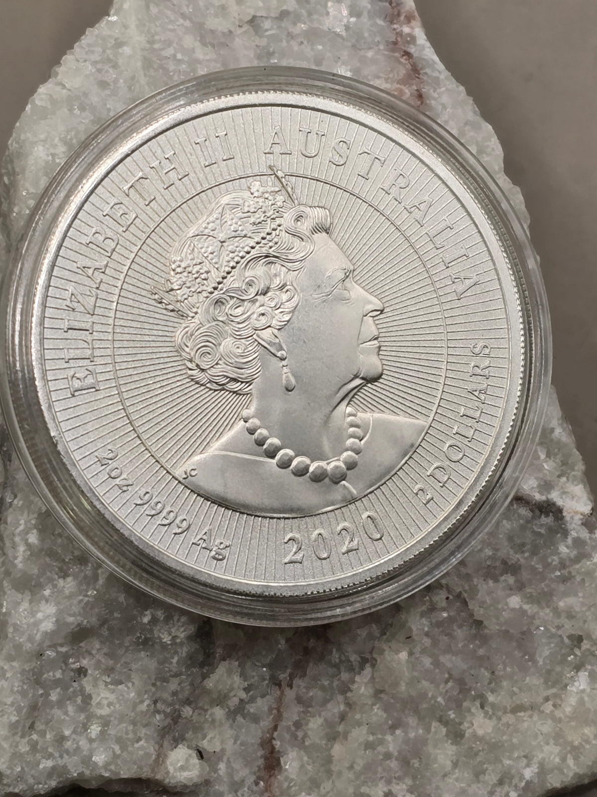 2oz 2020 Mother Baby silver Kookaburra