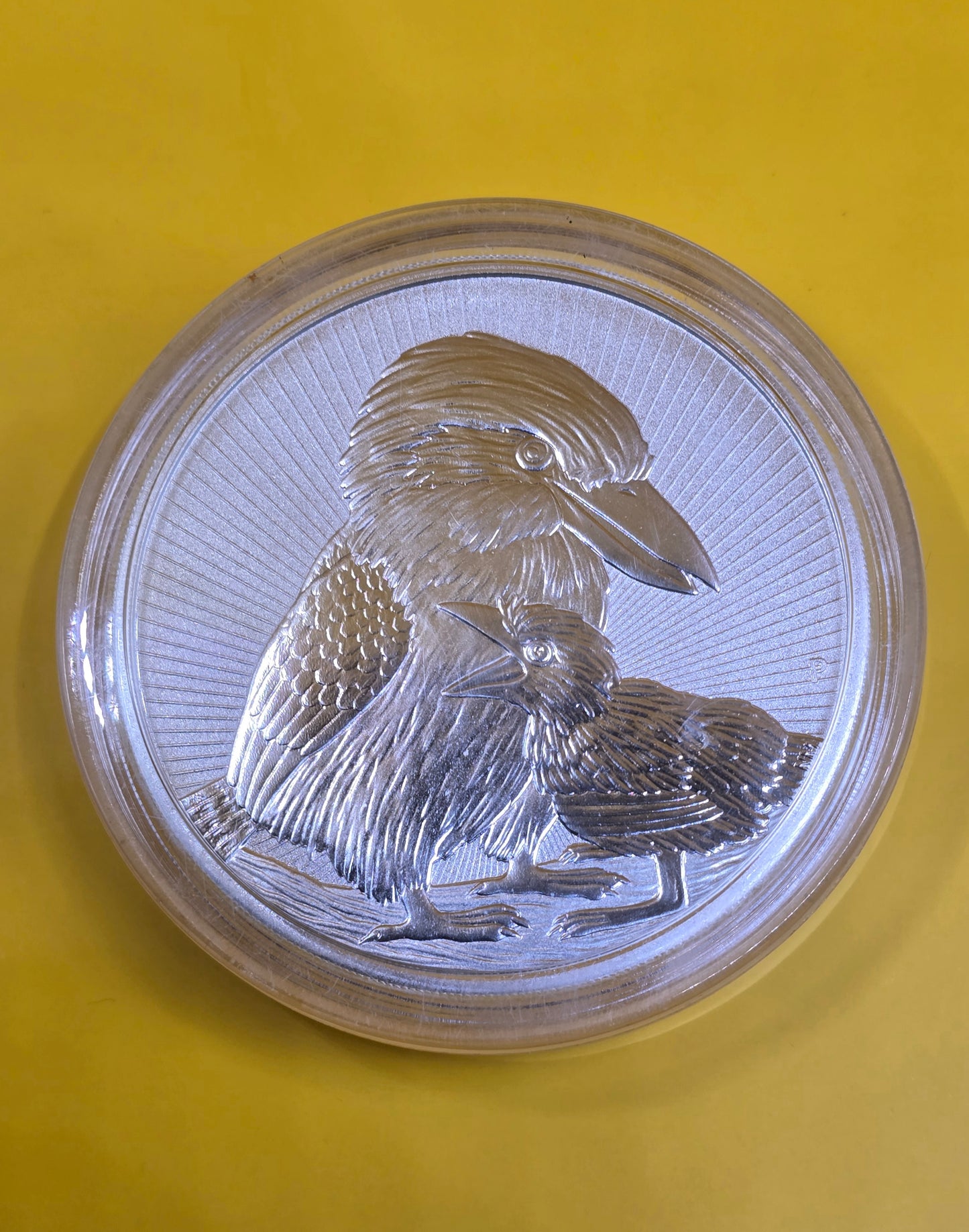 10oz 2020 Mother Baby Kookaburra silver coin