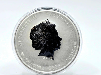 2oz 2013 Series 2 Lunar Snake silver coin