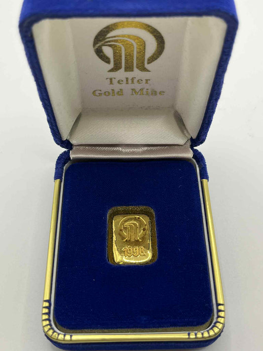 1oz Telfer Gold Mine gold bar (bank deposit only)