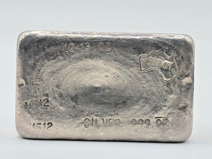 Vintage 10.13oz Geomin with BSI counterstamp silver bar serialised