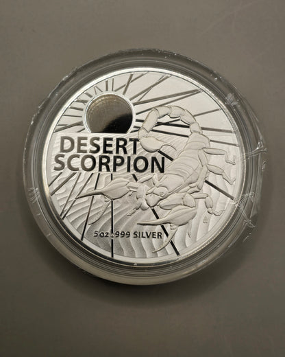 5oz 2023 Desert Scorpion silver bullion