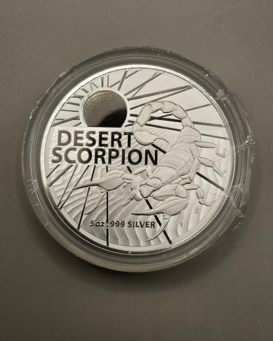 5oz 2023 Desert Scorpion silver bullion
