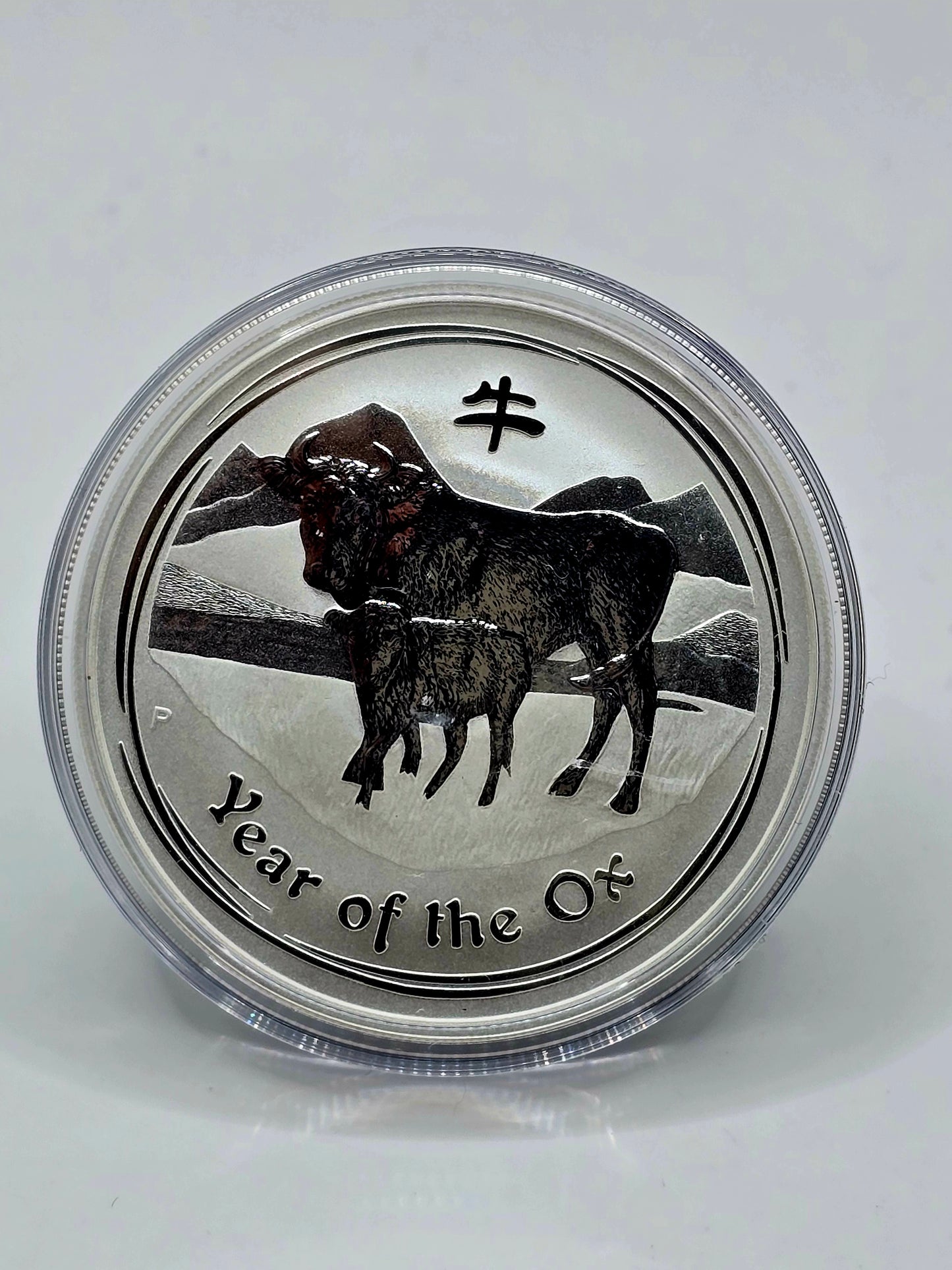 1oz 2009 Lunar Series 2 Ox silver coin
