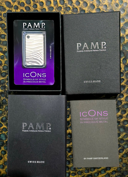 PAMP Suisse - Icons - Zebra Skin - Silver 20g .999 Fine Silver