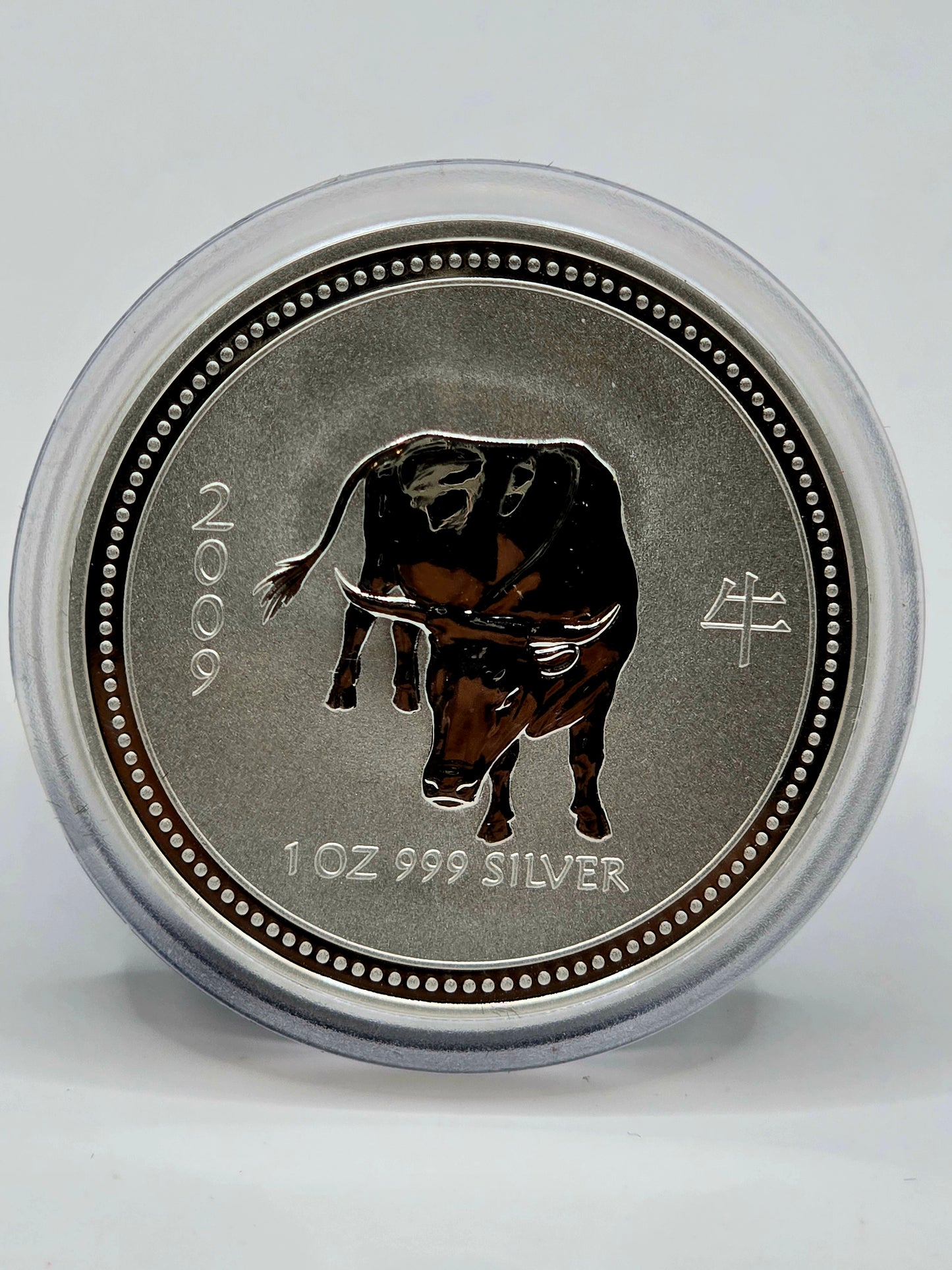 1oz 2007 Lunar Series 1 Ox silver coin
