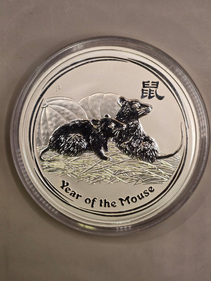 1kg 2008 Series 2 Silver Mouse