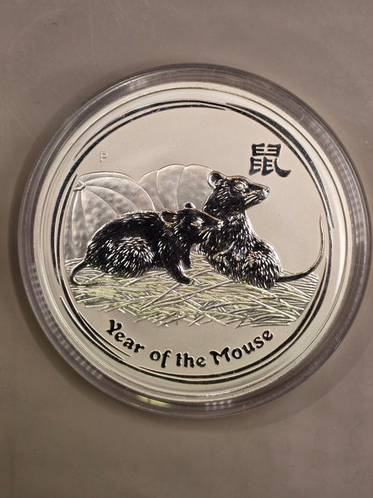 1kg 2008 Series 2 Silver Mouse