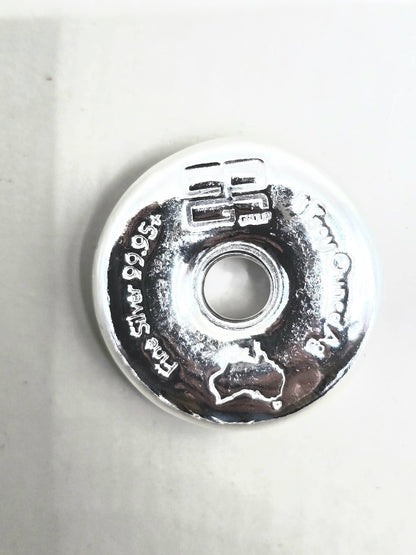1oz silver donut bar