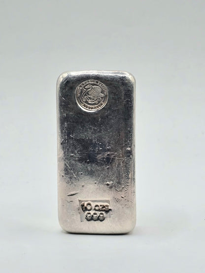 10oz Perth Mint left facing Swan silver bar