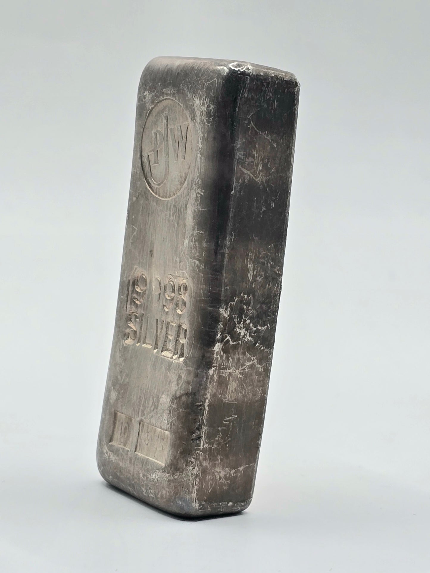 Vintage PJW 10oz silver bar