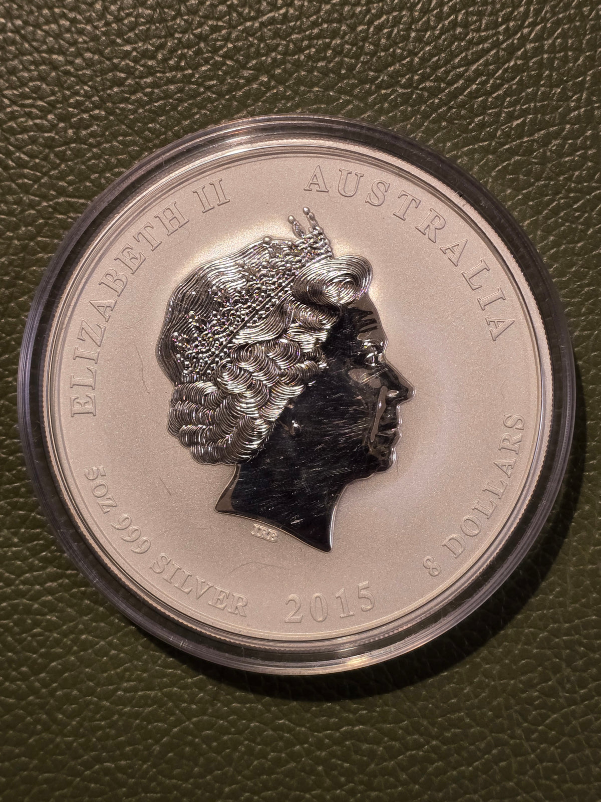 5oz 2015 Series 2 Lunar Silver Goat