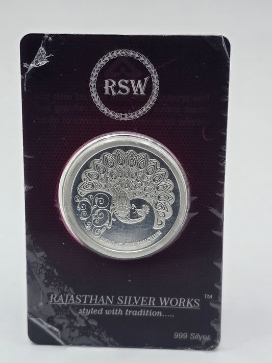 10g silver round Rajasthan Silver Works