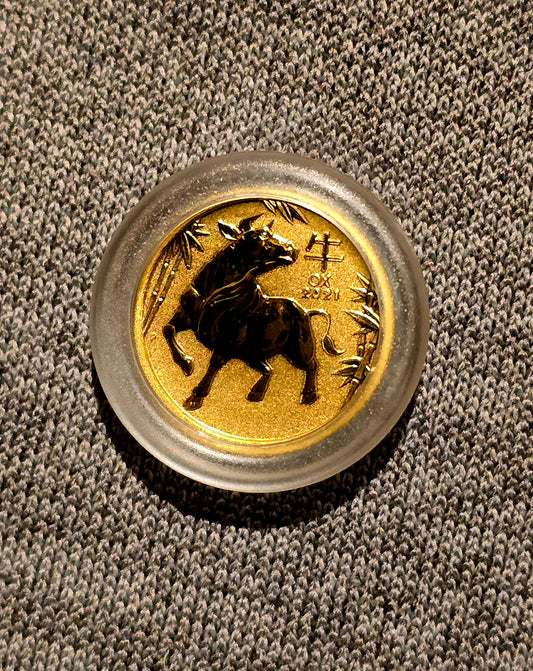 1/20oz 2021 Lunar Ox gold coin