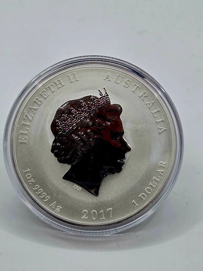 1oz 2017 Lunar Series 2 Rooster silver coin