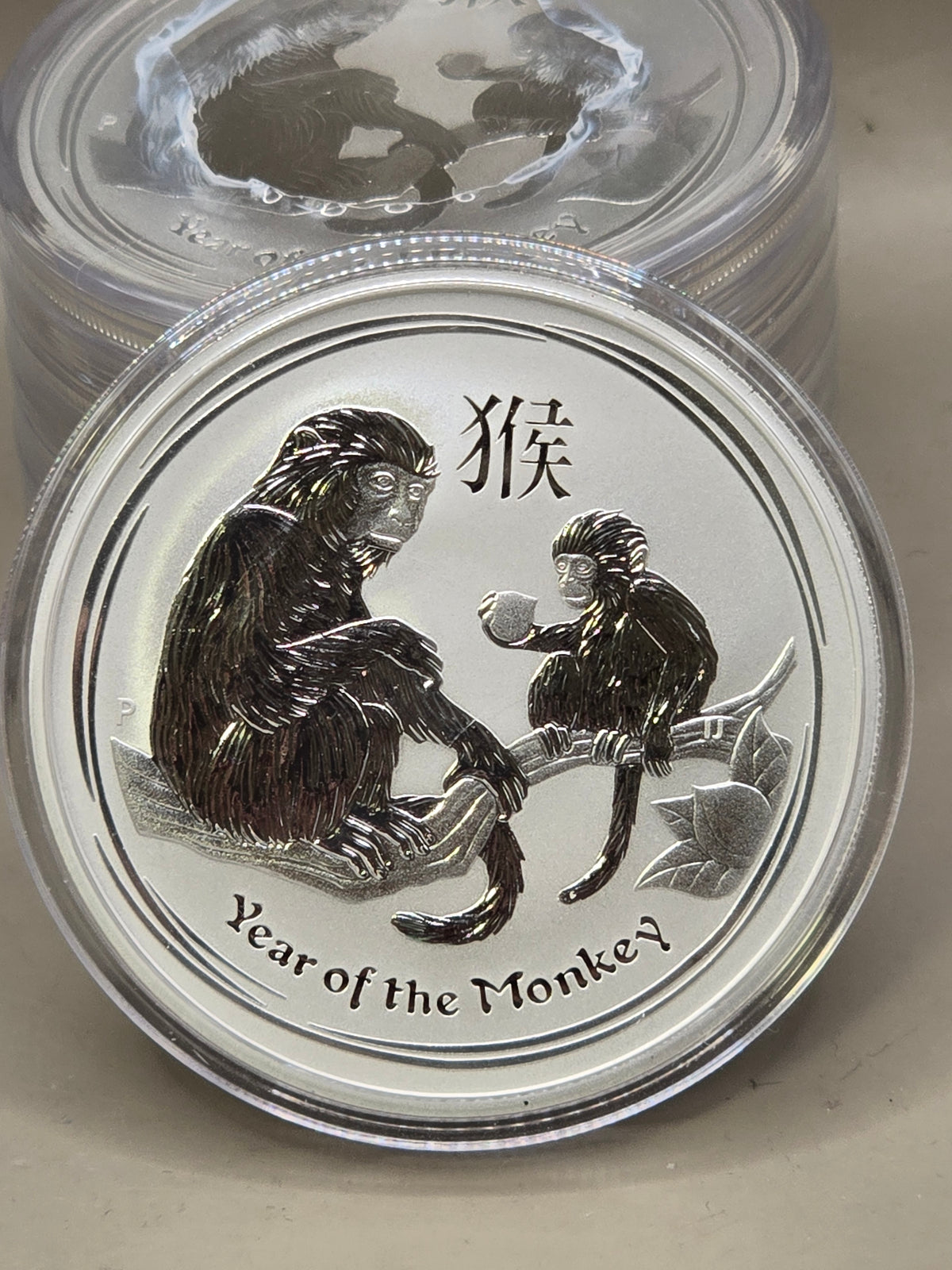 2oz 2016 silver Lunar Monkey Perth Mint series 2