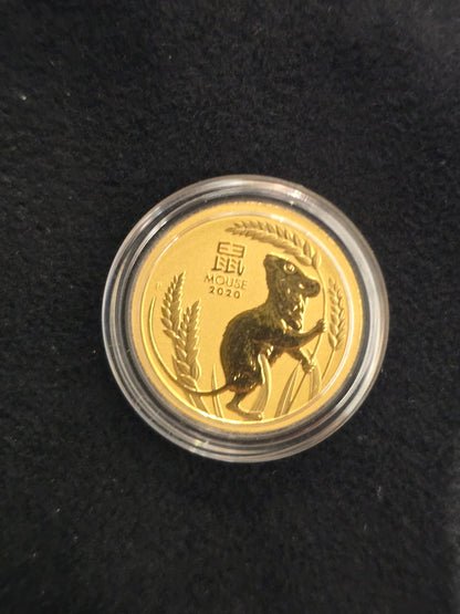 1/10oz 2020 gold Mouse series 3