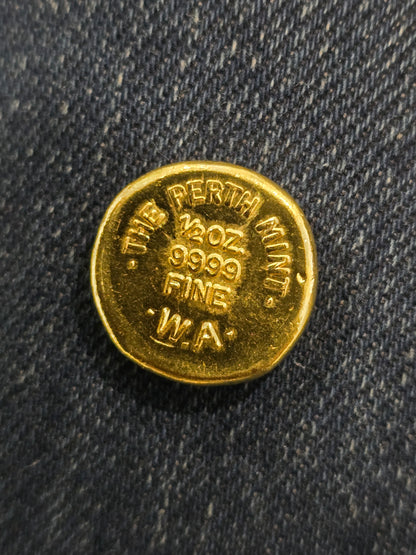 1/2oz Perth Mint gold bar (bank deposit only)