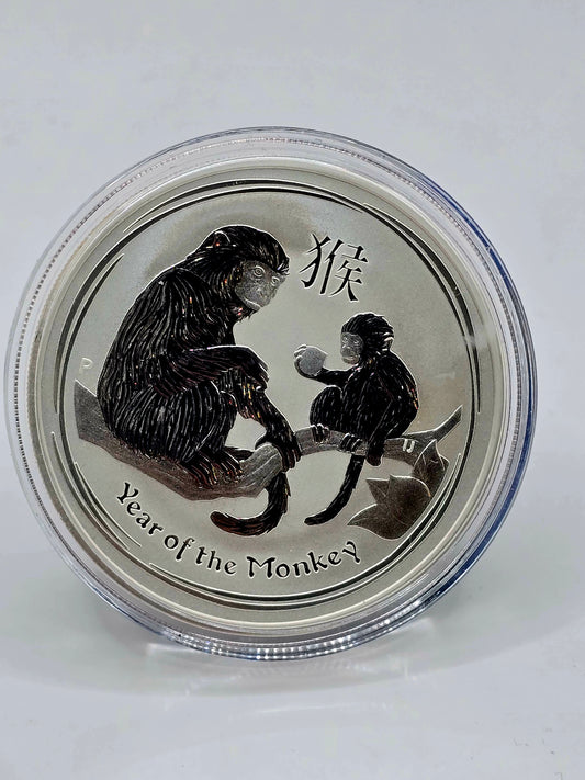 1oz 2016 Lunar Series 2 Monkey silver coin