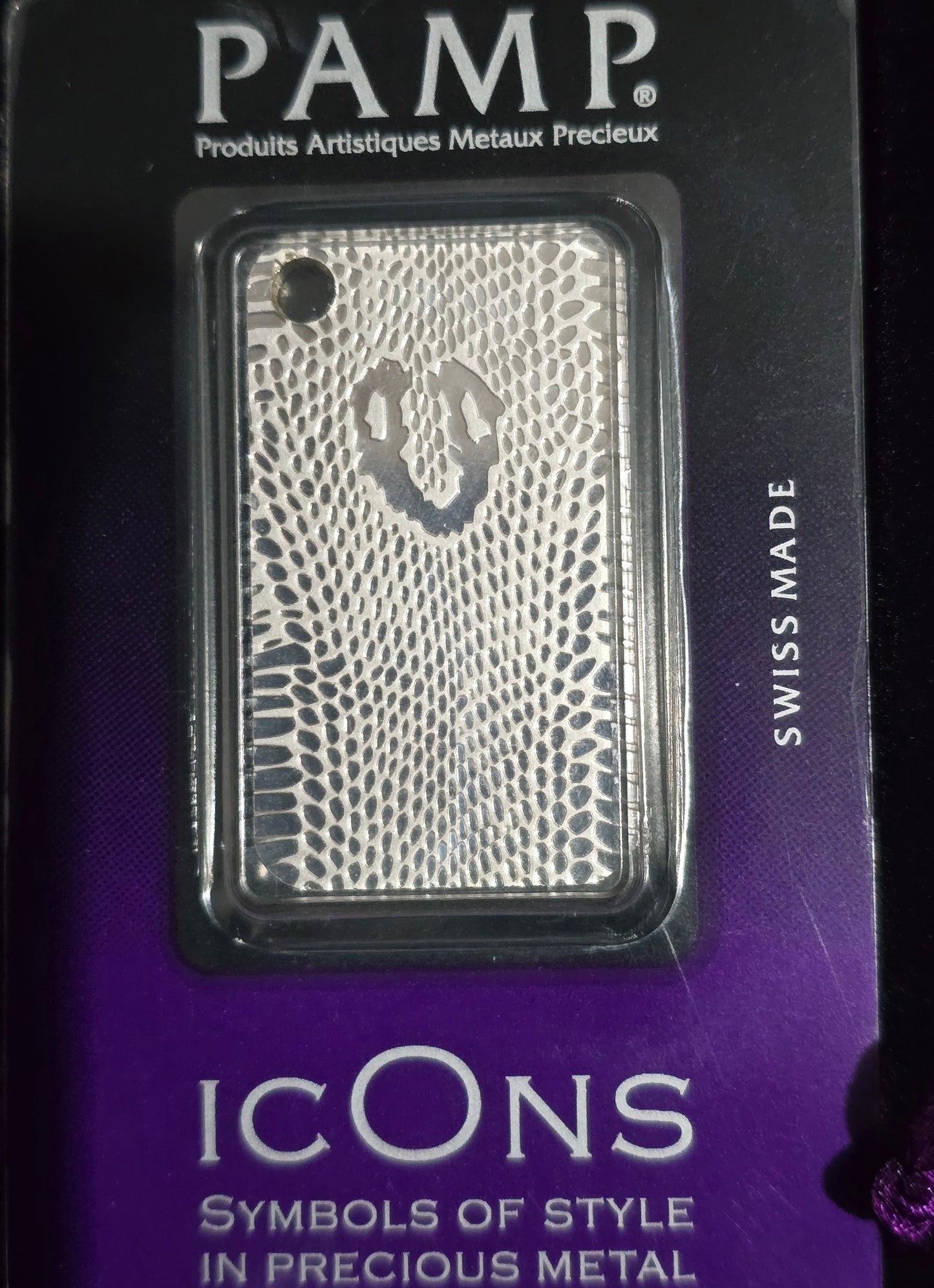 PAMP Suisse - Icons - Cobra Skin - Silver 20g .999 Fine Silver